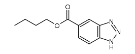1H-benzotriazole-5-carboxylic acid n-butyl ester结构式
