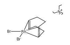 Et4N{Rh(1,5-cyclooctadiene)Br2}结构式
