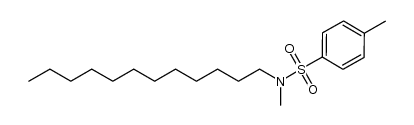 N-dodecyl-N-methyl-p-toluenesulfonamide结构式