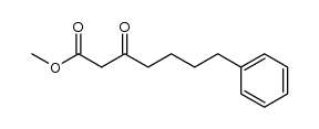 3-oxo-7-phenyl-heptanoic acid methyl ester结构式
