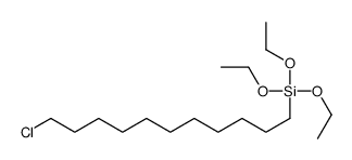 11-CHLOROUNDECYLTRIETHOXYSILANE结构式