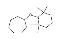 N-Cycloheptoxy-2,2,6,6-tetramethylpiperidine结构式