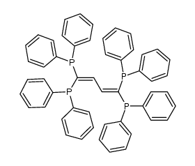 1,1,4,4-tetrakis(diphenylphosphanyl)-1,3-butadiene结构式