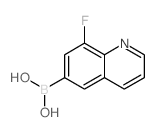 (8-Fluoroquinolin-6-yl)boronic acid结构式