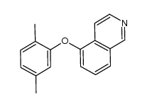 5-(2,5-dimethylphenoxy)isoquinoline结构式