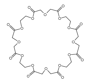 1,4,7,10,13,16,19,22,25,28,31,34-dodecaoxacyclohexatriacontan-2,6,11,15,20,24,29,33-octaone结构式