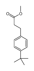 3-(4-TERT-BUTYLBENZENE)PROPIONIC ACID, METHYL ESTER结构式