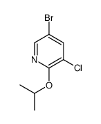 5-溴-3-氯-2-异丙氧基吡啶结构式