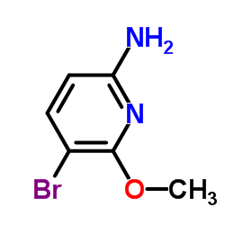 5-溴-6-甲氧基吡啶-2-胺结构式