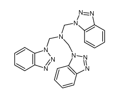 tris(benzotriazol-1-ylmethyl)amine结构式