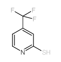 2-疏基-4-(三氟甲基)吡啶结构式