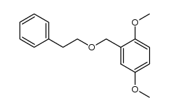 1,4-dimethoxy-2-(phenethoxymethyl)benzene结构式