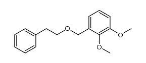 1,2-dimethoxy-3-(phenethoxymethyl)benzene结构式