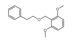 1,3-dimethoxy-2-(phenethoxymethyl)benzene结构式
