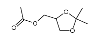 (RS)-acetyl-1,2-O-isopropylideneglycerol结构式