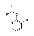 3-Chloro-2-(difluoromethoxy)pyridine结构式