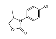 3-(4-chlorophenyl)-4-methyloxazolidin-2-one结构式