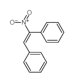 Benzene,1,1'-(1-nitro-1,2-ethenediyl)bis-结构式