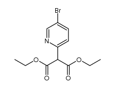 diethyl (5-bromopyridin-2-yl)malonate结构式