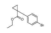 1-(4-溴苯基)环丙烷羧酸乙酯结构式