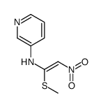 N-(1-methylsulfanyl-2-nitroethenyl)pyridin-3-amine结构式