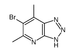6-Bromo-5,7-dimethyl-v-triazolo[4,5-b]pyridine结构式
