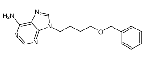 9-(4-phenylmethoxybutyl)purin-6-amine结构式