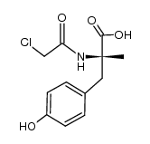 N-Chloroacetyl-L-α-methyltyrosine结构式