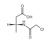 (R)-3-(2-chloroacetamido)butanoic acid结构式