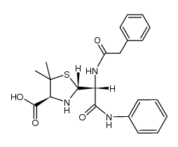 benzylpenicilloic acid α-anilide结构式