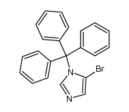 5-bromo-1-tritylimidazole结构式