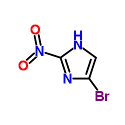 4-溴-2-硝基-1H-咪唑结构式