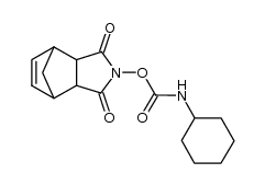 1,3-dioxo-3a,4,7,7a-tetrahydro-1H-4,7-methanoisoindol-2(3H)-yl cyclohexylcarbamate结构式