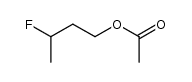 3-fluorobutyl acetate结构式
