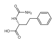 N-carbamyl (R)-2-amino-4-phenylbutyric acid结构式