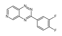 3-(3,4-difluorophenyl)pyrido[3,4-e][1,2,4]triazine结构式