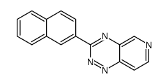 3-naphthalen-2-ylpyrido[3,4-e][1,2,4]triazine结构式