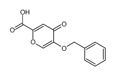 5-苄氧基-4-氧代-4H-吡喃-2-羧酸结构式