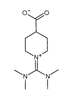 1-[bis(dimethylamino)methylene]piperidinium 4-carboxylate结构式