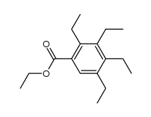 ethyl 2,3,4,5-tetraethylbenzoate结构式