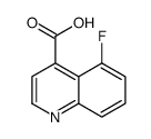 5-fluoroquinoline-4-carboxylic acid结构式