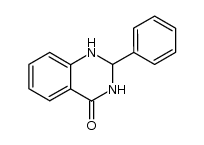 (+/-)-2,3-dihydro-2-phenyl-4(1H)-quinazolinone结构式