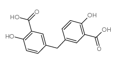5,5'-亚甲基二水杨酸结构式