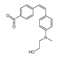 2-[N-methyl-4-[(E)-2-(4-nitrophenyl)ethenyl]anilino]ethanol结构式