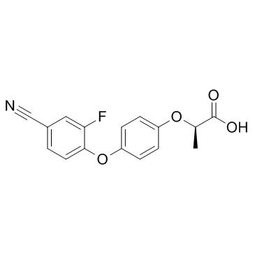 氰氟草酯结构式