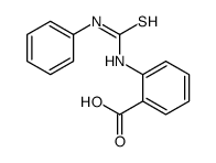 2-(phenylcarbamothioylamino)benzoic acid结构式