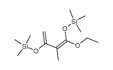 (Z)-4-ethoxy-2,2,5,8,8-pentamethyl-6-methylene-3,7-dioxa-2,8-disilanon-4-ene结构式