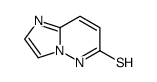 5H-imidazo[1,2-b]pyridazine-6-thione结构式
