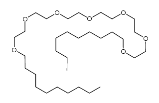 1,17-bis-decyloxy-3,6,9,12,15-pentaoxa-heptadecane结构式