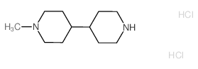 1-methyl-4,4'-bipiperidine(SALTDATA: 2HCl)结构式